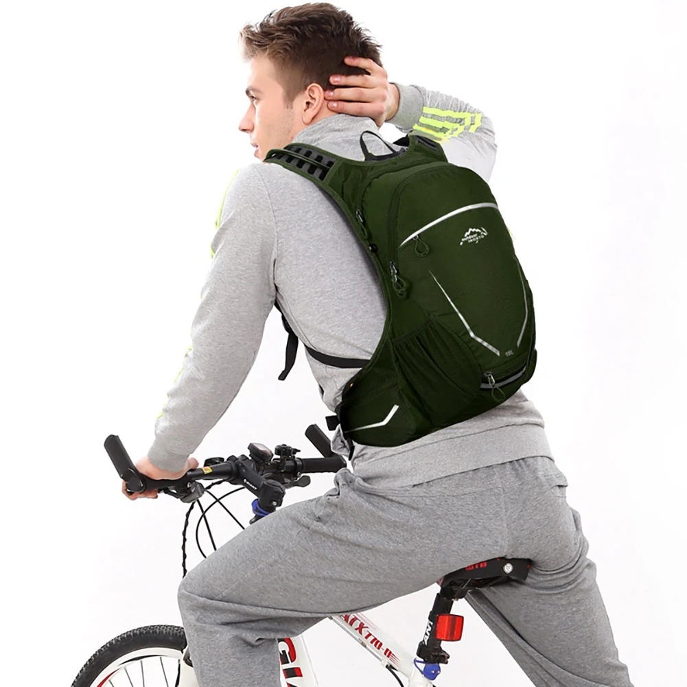 

18L Unisex Cycling Waterproof Backpack Ergonomic Ventilate Bike Travel Running Climbing Backpack Outdoor Sports Hydration Bags