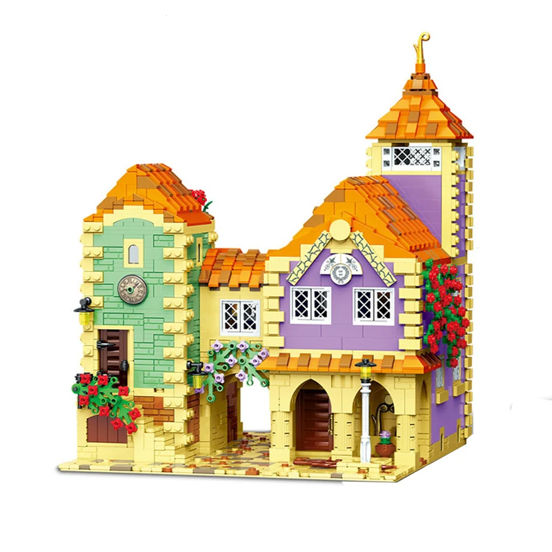 

82001 City Street View Architecture Series MOC Holiday Hotel 2948PCS Building Block Brick Kids Christmas Toys Birthday Gift Set