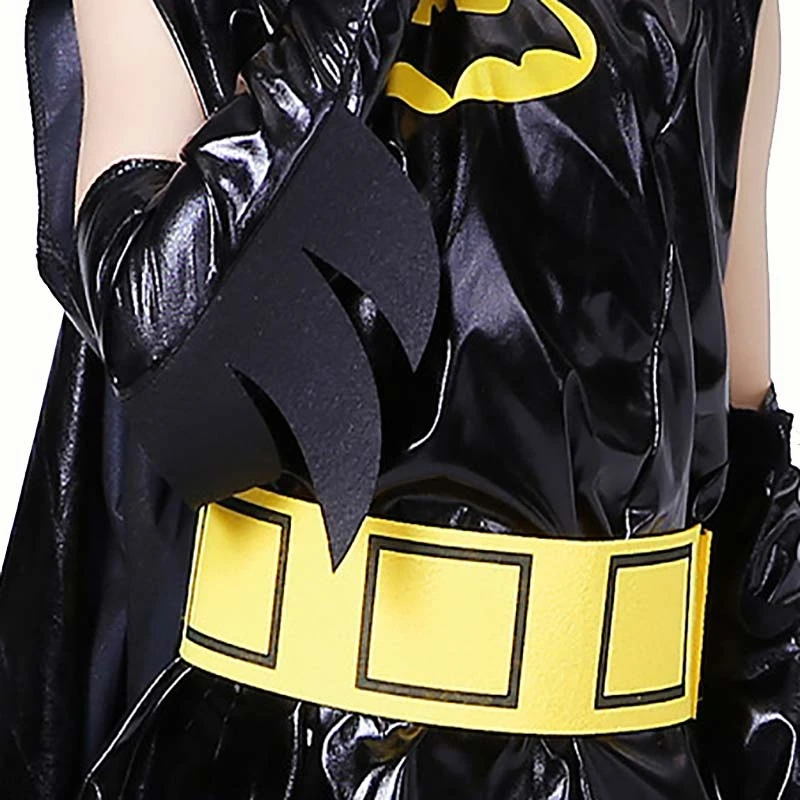 Маскарадный костюм на Хэллоуин детская одежда для девочек платье с Бэтменом