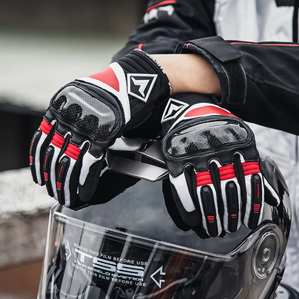 

Summer Motorcycle Gloves Full Finger Gloves Motocross Motorbike Protective Gear Touch Screen Moto Men Riding Racing Gloves Men