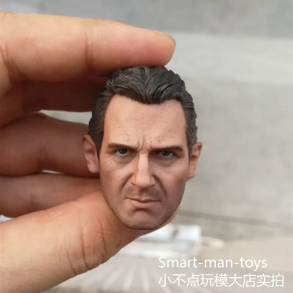 Liam Neeson Маленький размер 1/6 Брюс Уиллис Лиам нисон голова лепить Fit 12 ''фигура - Цвет: Liam Neeson