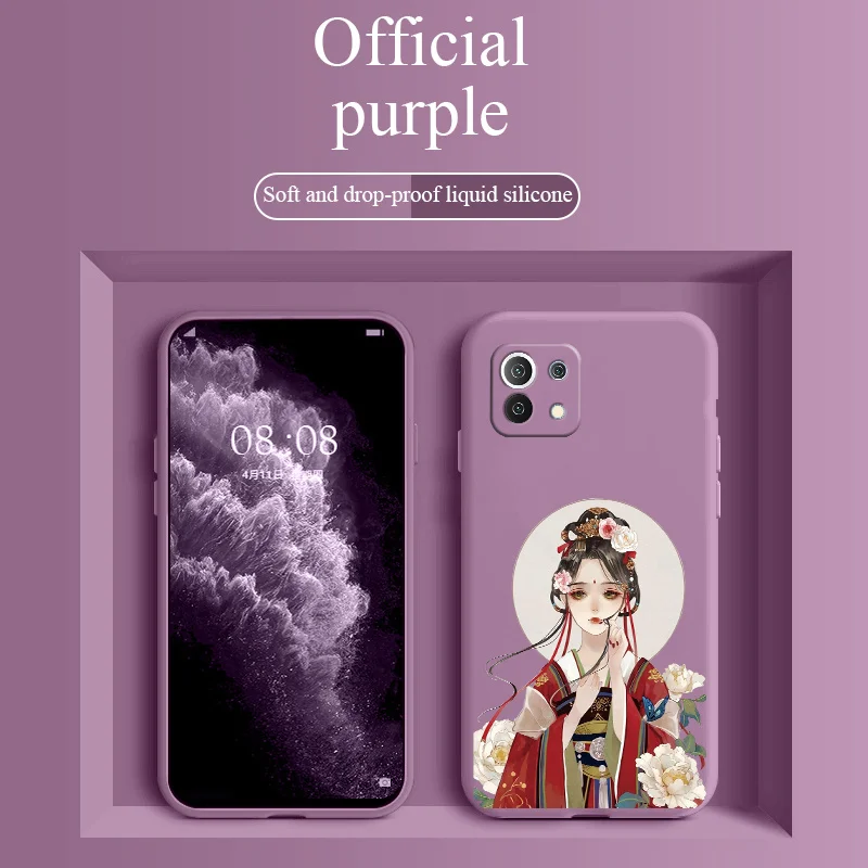 Чехол для телефона Fair Lady Xiaomi Mi 11 10T Pro 10 S lite Ultra 9T 9 8 Note Poco F3 F2pro X2 чехол из жидкого