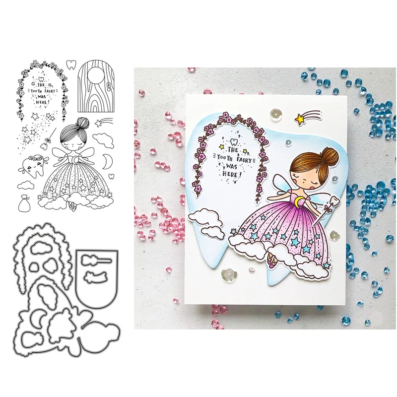 

Little Girl Metal Cutting Dies for Scrapbooking Handmade Tools Mold Cut Stencil New DIY Card Make Mould Model Craft Decoration