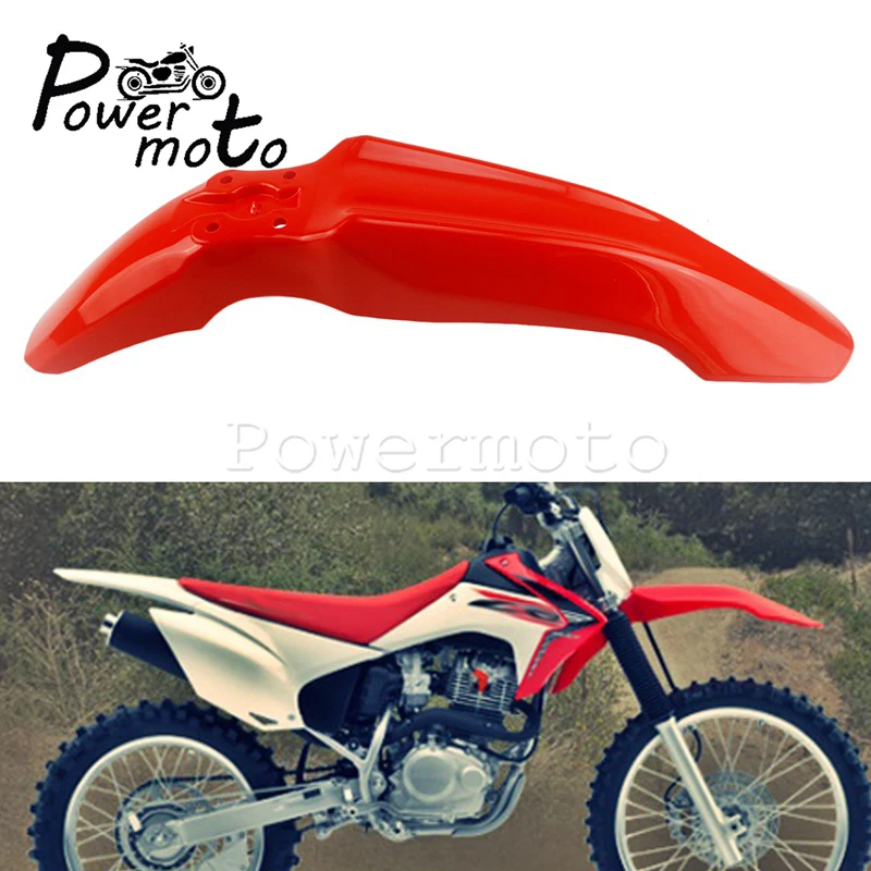 Переднее крыло красного цвета для мотоцикла Honda CRF230F CRF150F 2015 2019|Накладки и