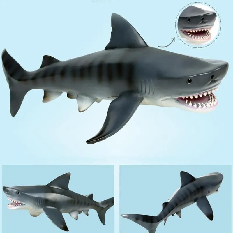 

Lifelike Shark Shaped Toy Realistic Motion Simulation Animal Model For Kids PVC Shark Toys for Children