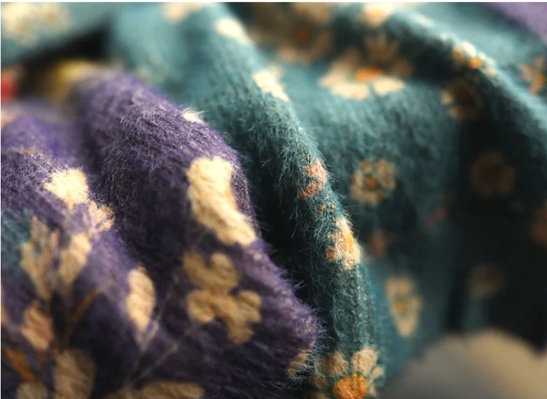 Осенне-зимний свитер женские свободные вязаные пуловеры в стиле ретро топы 2019