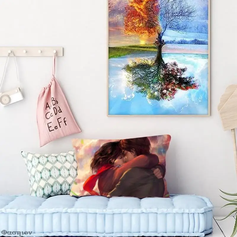 50x30 см Аниме наволочки атака на Титанов квадратная наволочка Рождественская