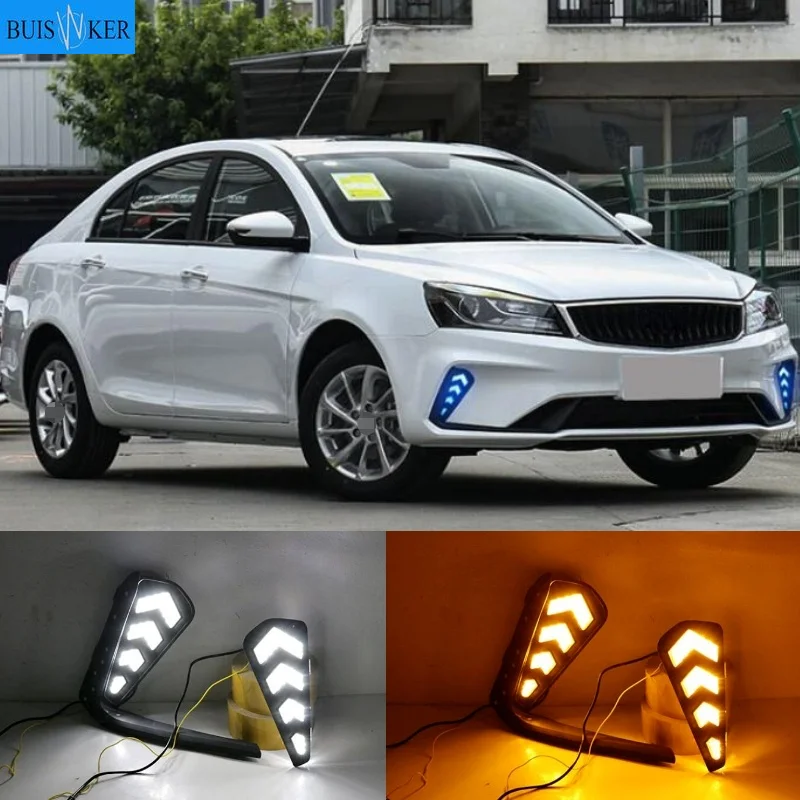 Front LED Fog Light For 2021 Geely Emgrand Left/Right Front Daytime Running Light/Front Fog Lamp