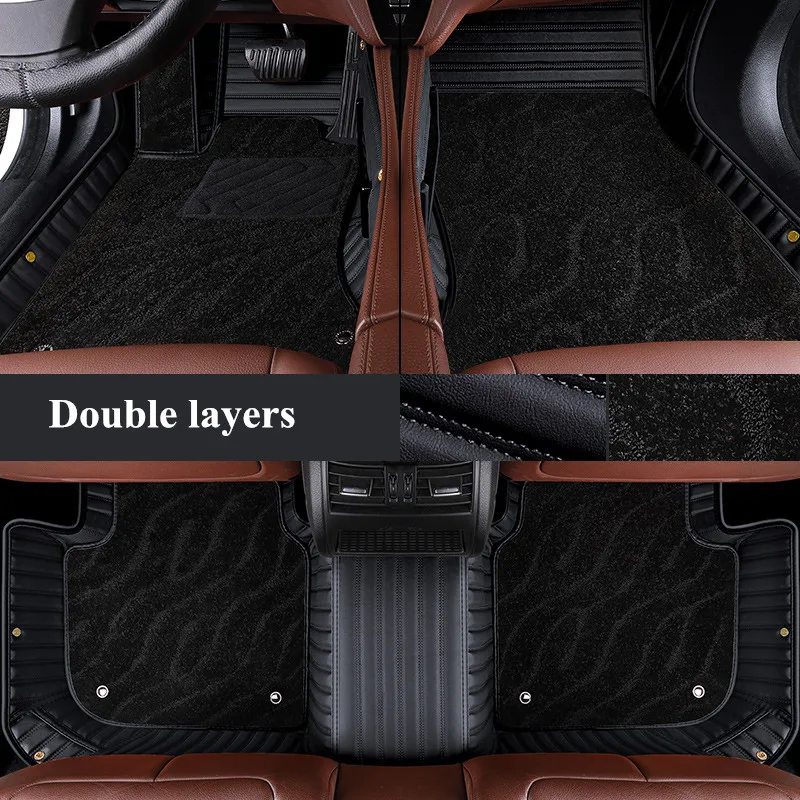 

High quality rugs! Custom special car floor mats for Volvo XC60 2022 waterproof durable double layers carpets for XC60 2021-2018