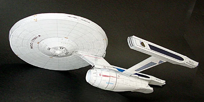 Звездный путь в США Enterprise NCC-1701-A набор бумажных моделей ручной работы, игрушечные Пазлы ручной работы (art.: 3a37fe77d82) - 3a37fe77d82