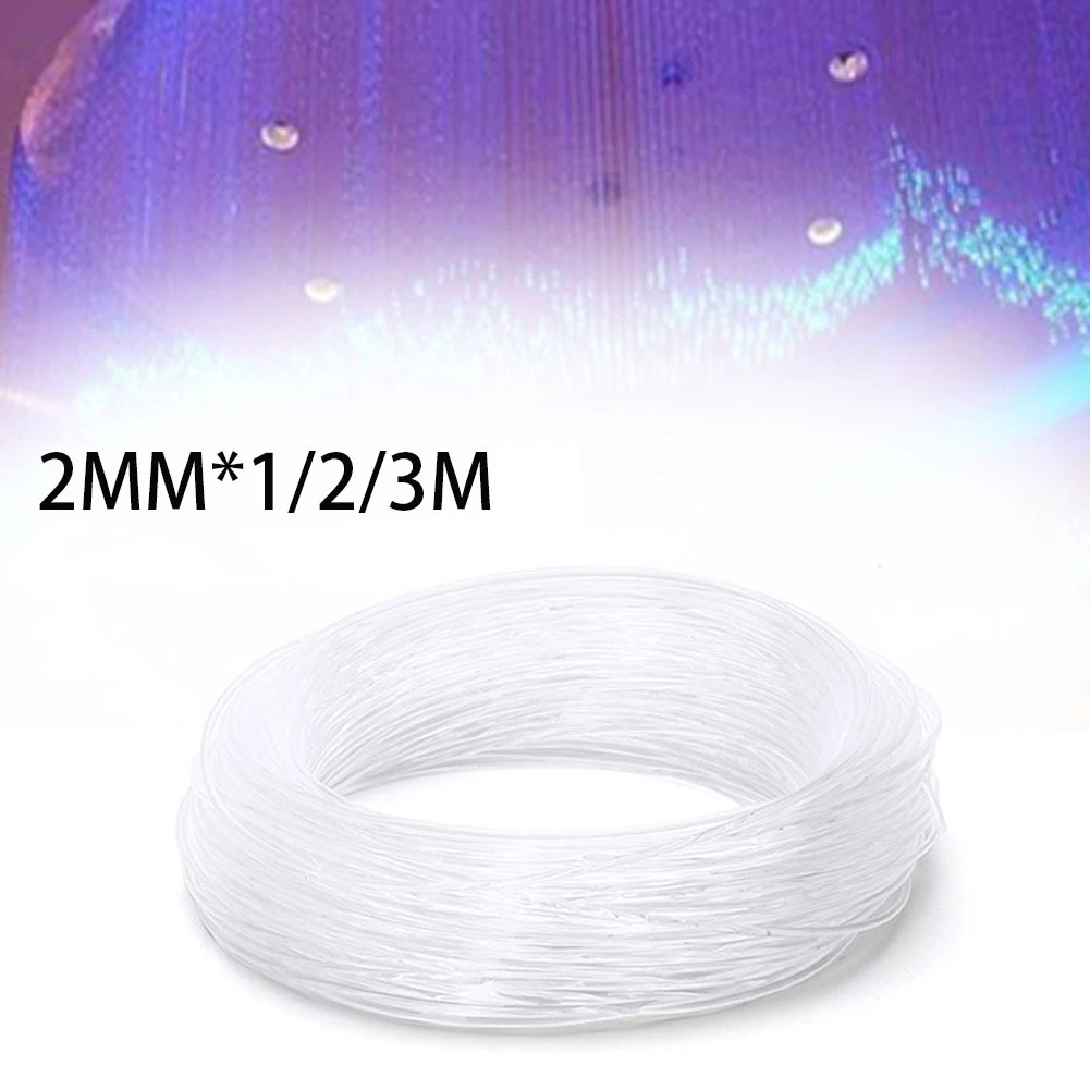 

PMMA Side Glow Optic Fiber Cable 2MM Diameter Car LED Lights Bright Ceiling Lighting Lights Bright Party Light Decoration