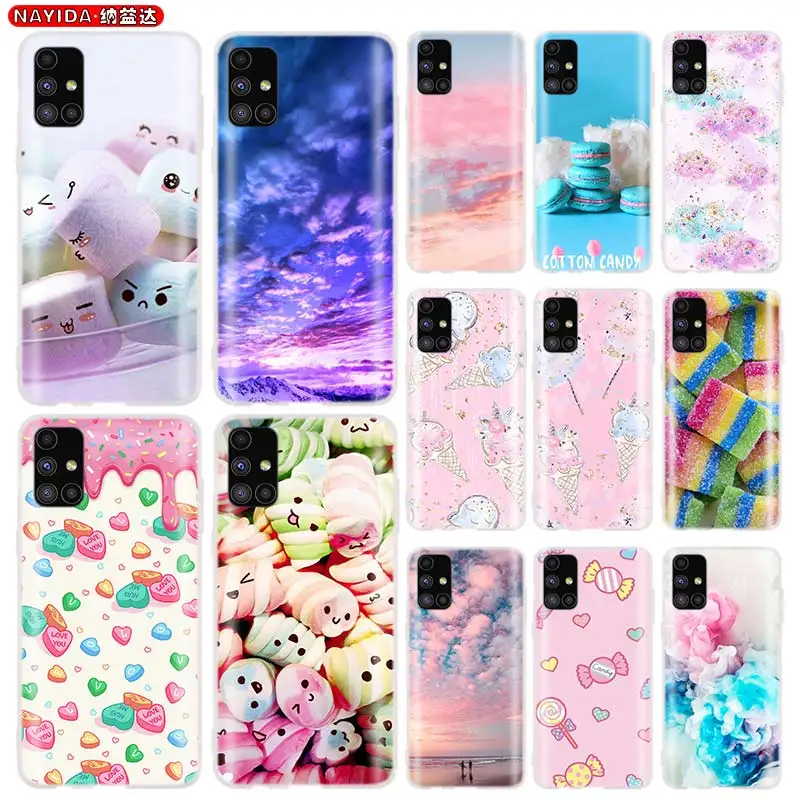 Чехол для телефона Samsung A72 A52 A42 A32 A12 A71 A51 A21 Galaxy A20 A30 A50 A70 S A6 A7 A8 2018 хлопок