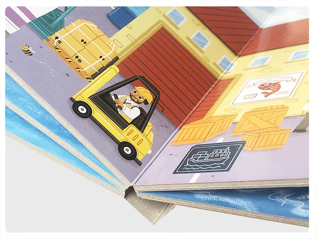 Кэмпбелл занятая лодкой движущаяся Механическая книга с откидной крышкой