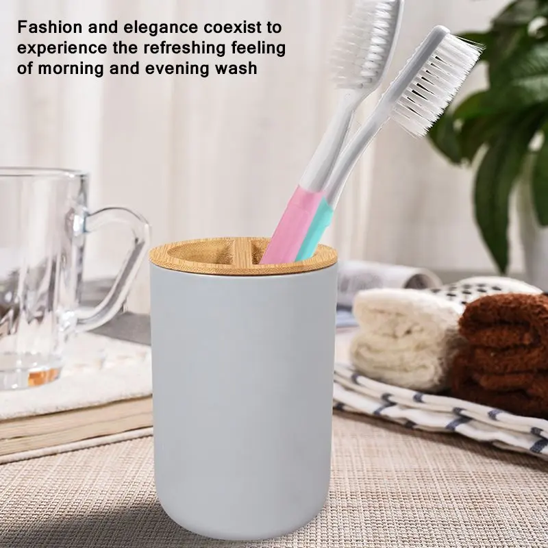 

6Pcs Bathroom Accessories Toothbrush Holder Bin Soap Dish Dispenser Tumbler