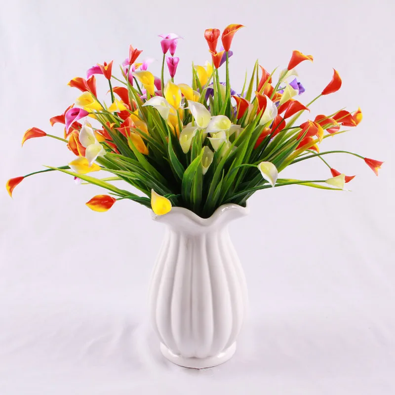 1 шт. Красивый букет Мини искусственная пластиковая Лилия цветочное украшение