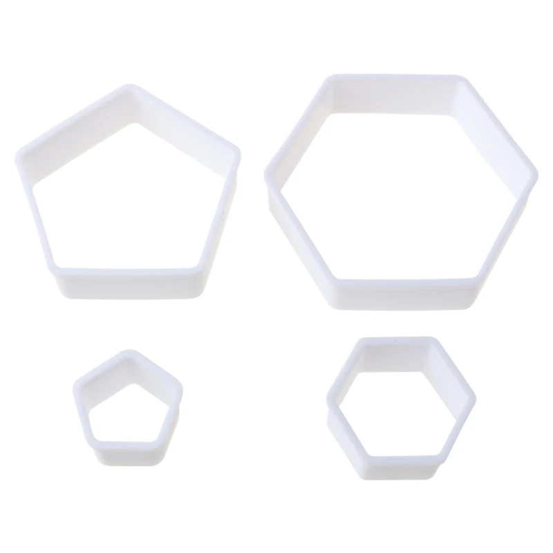 

4pcs/set Football Cookie Cutter DIY Biscuit Cake Mold Plastic Soccer Decoration