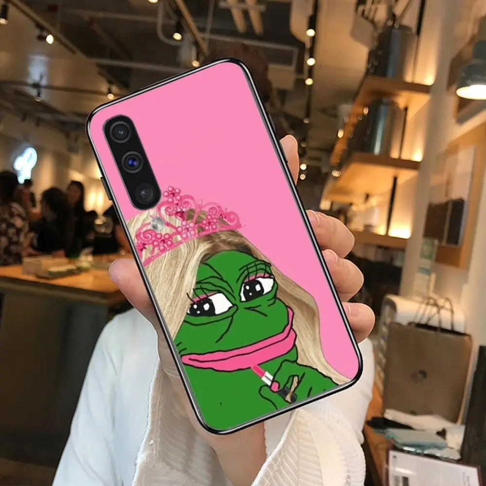 

Frog Popular Phone Case Hull For Samsung Galaxy A 3 5 6 7 8 9 E 2018 Plus 2017 E S Black Shell Art Cell Cover TPU
