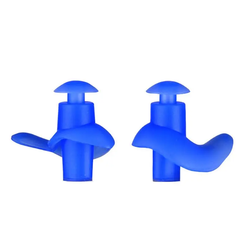 

CPDD 1Pair Spiral Pattern Soft Silicone Ear Plugs Reusable Noise Reduction Protective Earplugs for Sleeping Swimming Sports