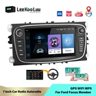 Автомагнитола LeeKooLuu, 2 Din, 7 дюймов, GPS, для Ford Focus 2 S-MaxMondeo 9GalaxyC-Max