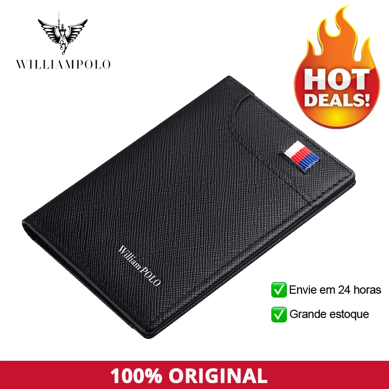 

Мужские кошельки Williampolo из натуральной кожи