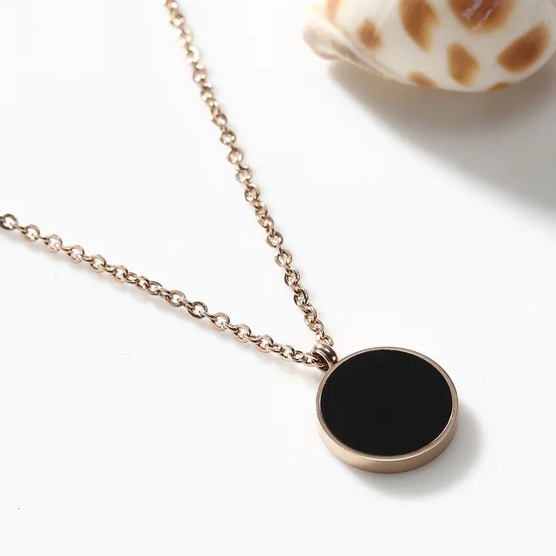 Современные стильные геометрические ожерелья с подвеской женские модные