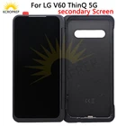 Оригинальный ЖК-дисплей для LG V60, вторичный экран кодирующий преобразователь сенсорного экрана в сборе дюйма для LG V60 ThinQ 5G, двойной экран, ЖК-дисплей