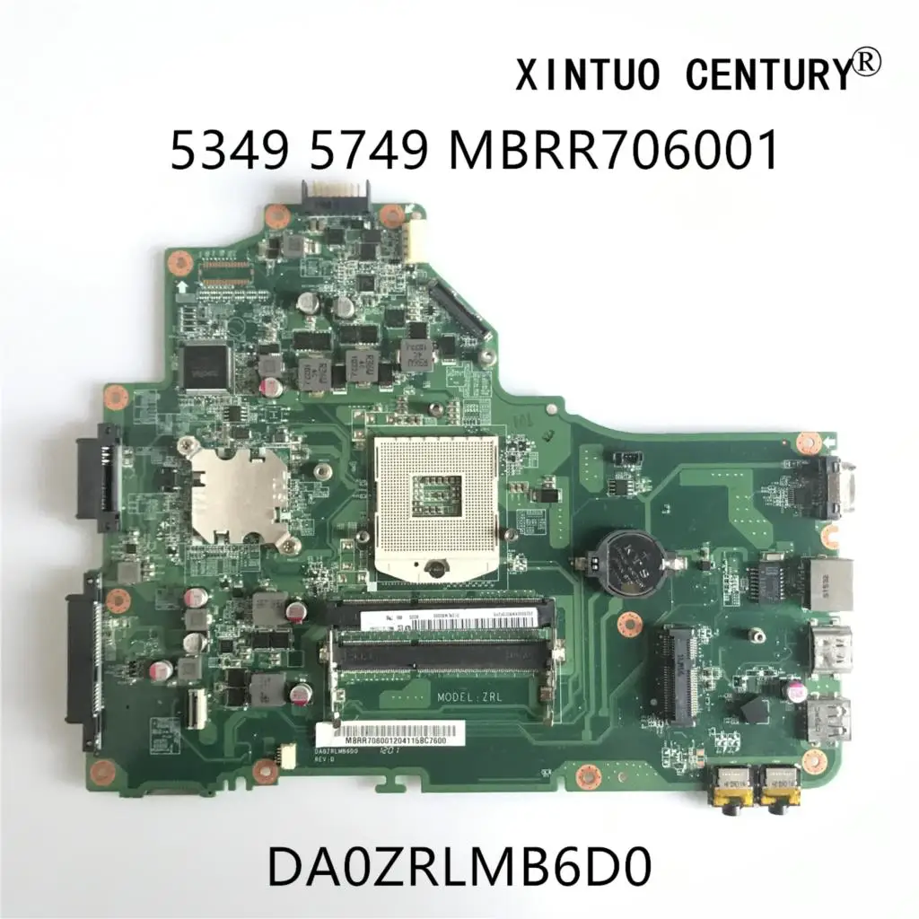 

MBRR706001 For Acer Aspire 5349 5749 Laptop Motherboard MB.RR706.001 DA0ZRLMB6D0 Mainboard HM65 HD3000 DDR3 100% tested working