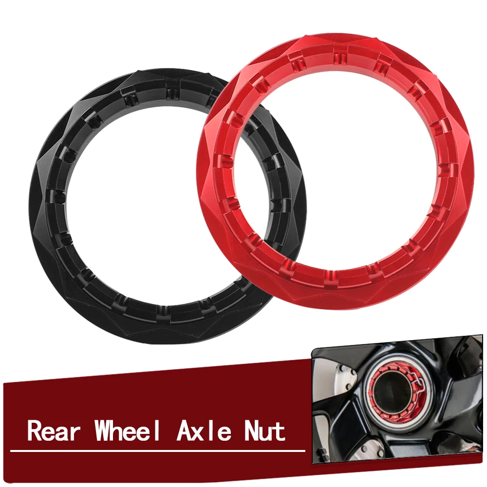 

Motorcycle Rear Wheel Axle Nut For Ducati Diavel1200 Diavel 1260 X-Diavel 1098 V4 1199/1299 Panigale Multistrada 1200 1098 1198