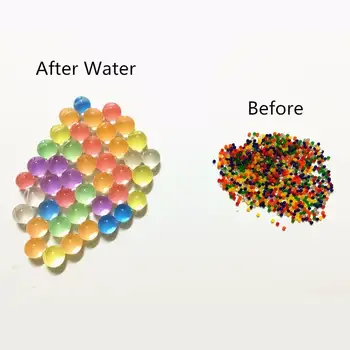 Dropshipping Pearl Shaped Crystal Soil Water Beads Mud Grow Magic Jelly Balls Kids Children Toy