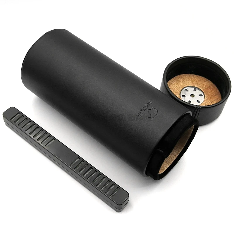 Чехол для сигар COHIBA из натуральной кожи дорожный футляр с 3 трубками