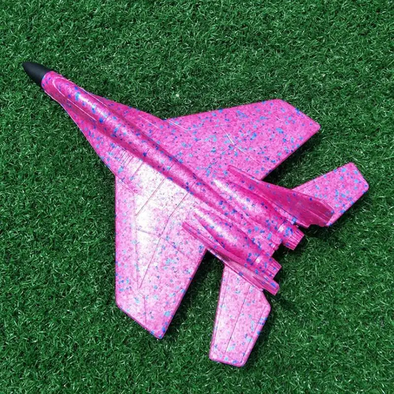 

43CM Foam Aircraft Hand Throw Plane Flying Airplane Fighter Launch Fly Plane Kids Fun Puzzle Model Toy Gift for Kids