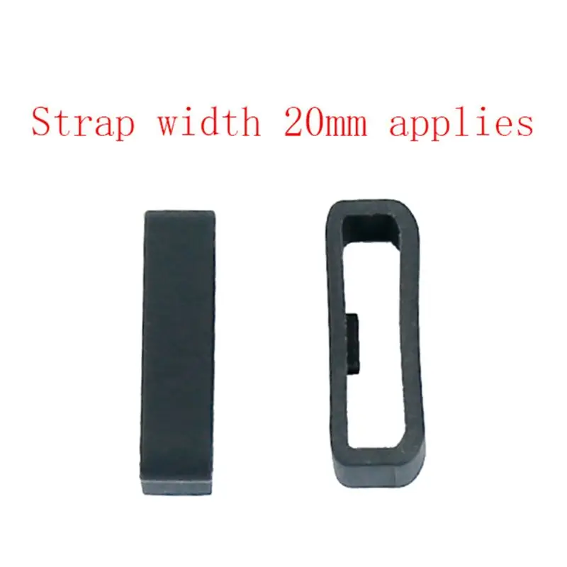 

2PCS Watch Fastener Ring Silicone Connector Security Loop for Fenix5 5S 5X 235