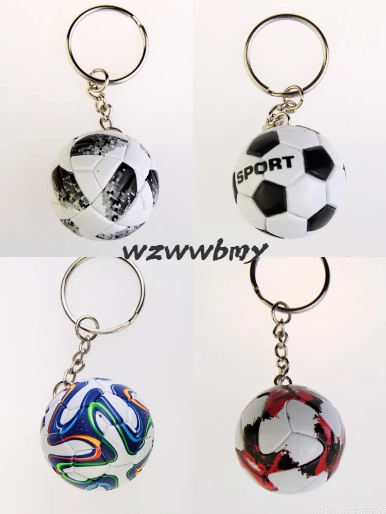 

New Cup Football Imitation Leather Key Ring Match Ball Souvenir Key Chains Keychain That Brings Good Luck In Scoring Goals