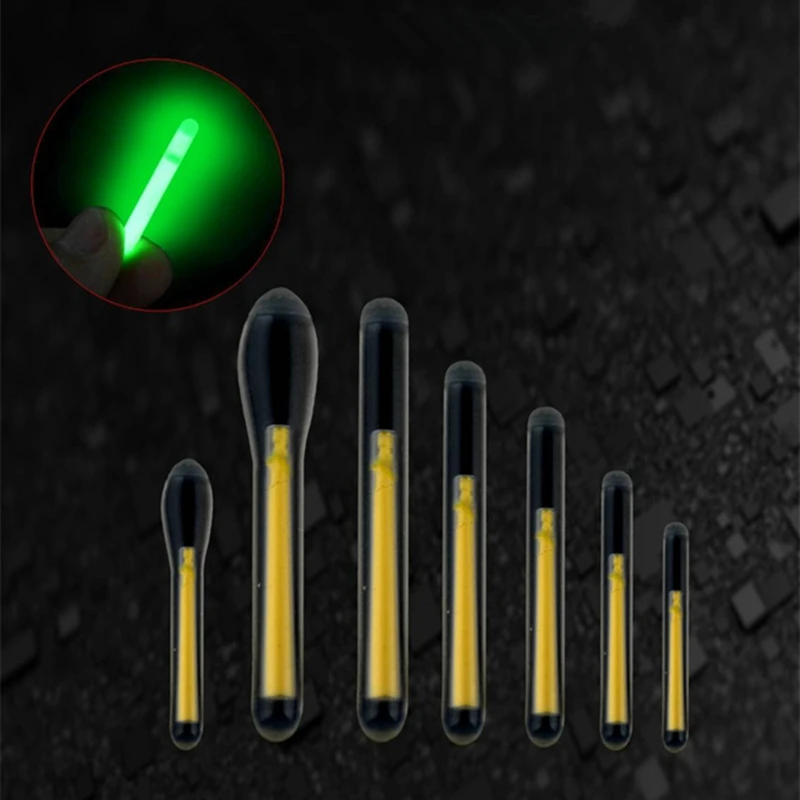 

100PcsFishing Buoy Fluorescent Light Sl Light Night Buoy Light Dark Glow Stick Firefly Fishing