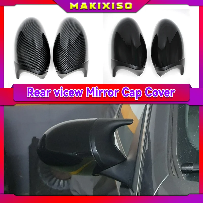 

E90 E91 Pre-LCI 2005-2007 black M3 Style Cover E81 E82 E87 E88 For BMW 3 Series E92 E93 Rear Mirror Cap 2006 2007 2008 2009