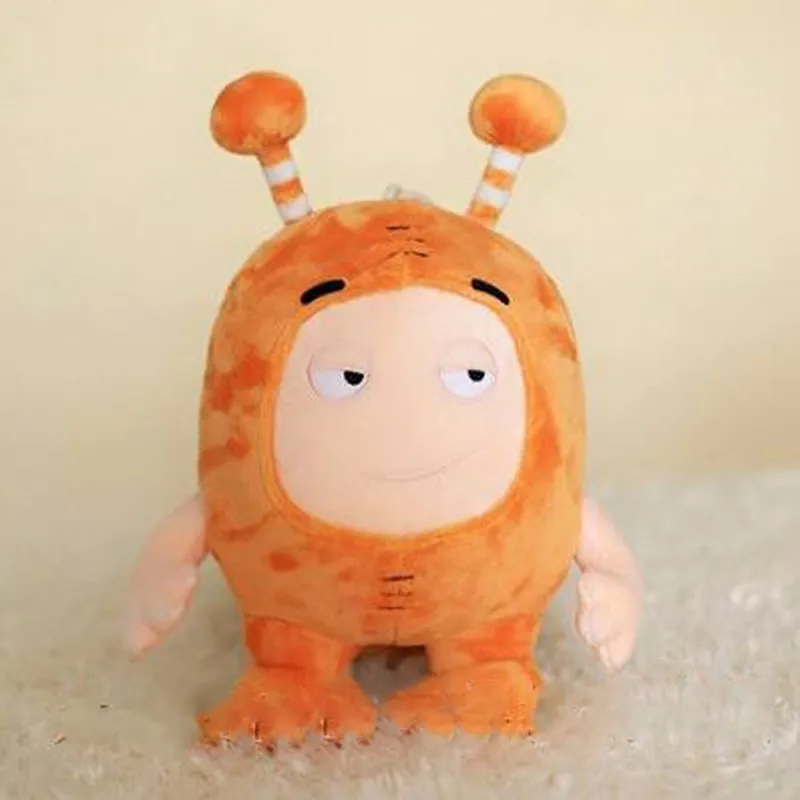 Оранжевый 35 см Oddbods мультфильм предохранитель Джефф Ньют Odd ZEE Bods мягкие животные плюшевые животные куклы игрушки для детей Подарки - Цвет: Оранжевый