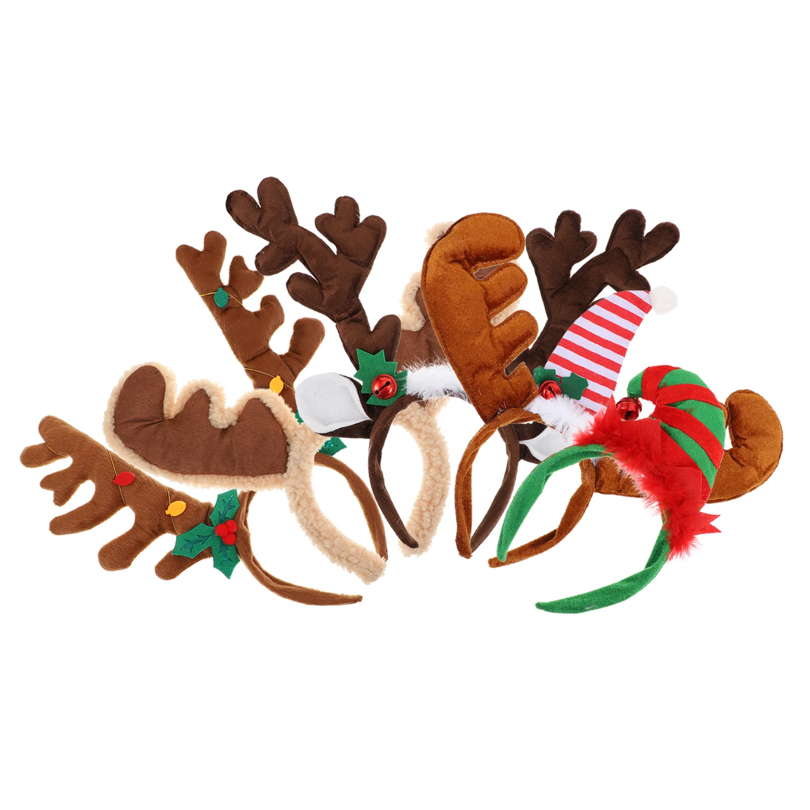 

5Pcs Christmas Gift Performance Prop Hairband Decor Party Photo Prop Headdress