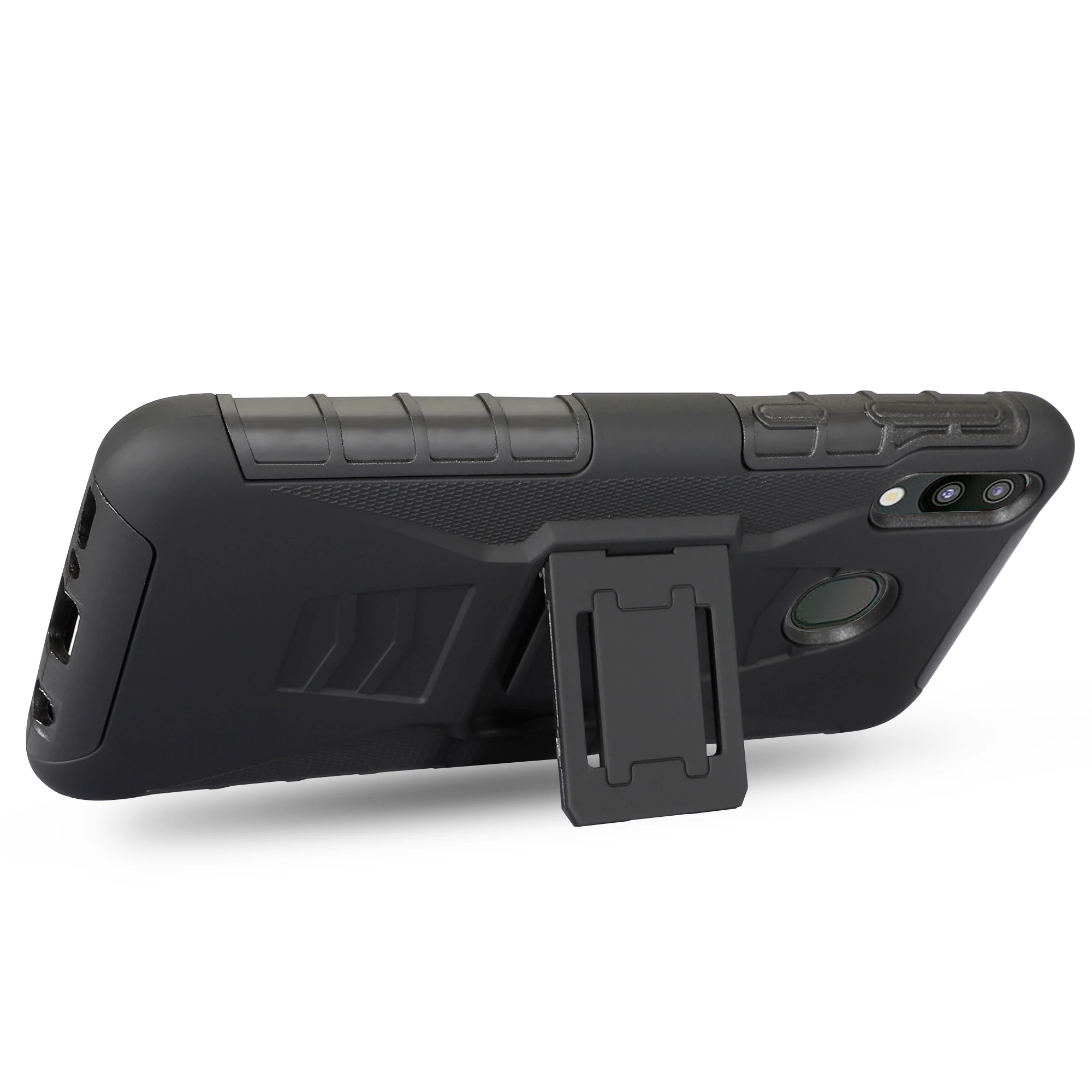 Противоударный Прочный комбинированный Жесткий Чехол-Броня + кобура с зажимом