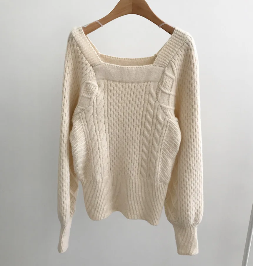 

NEW Women Sweater pullover Female knitting overszie sweaters Long Sleeve Girls Tops Loose Elegant Knitted Outerwear thick sexy