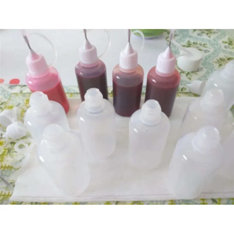 10 шт 30 мл пластиковый Клей игла аппликатора пустая выдавливаемая бутылка для