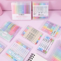 highlighter color changing pen water chalk erasable pen candy color a set of students with a color set gel pen