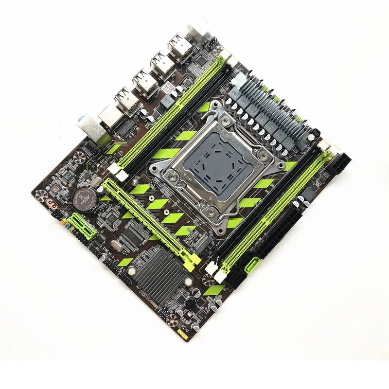 

X79 M.2 LGA 2011 SATA2.0 SATA3.0 4 DDR3 8 USB 2.0 Motherboard Mainboard Support REG ECC Direct Insertion Four Card Slot