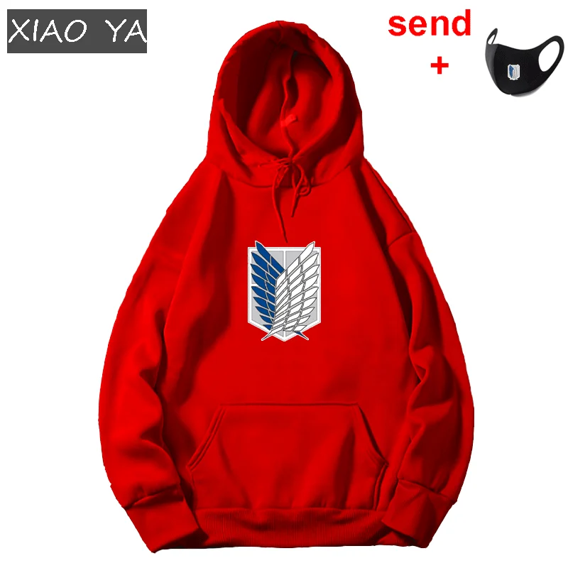 

Print Hoodies Women Attack on Titan Hoodies Long Sleeve Streetwear Harajuku Sweatshirt Men Unisex Sport Hoody Purple Yellow Tops