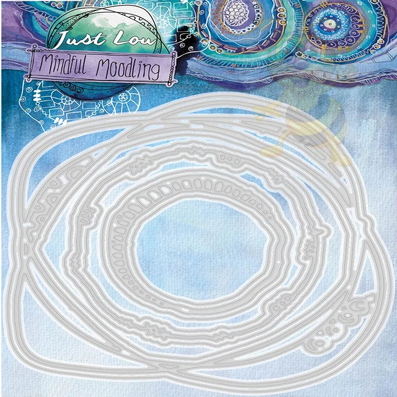 

Christmas Round Metal Cutting Dies For DIY Craft Making Decoration Greeting Stencil Paper Card Scrapbooking Album New Arrival