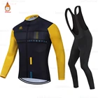 Зимний трикотажный комплект для велоспорта 2021, флисовая одежда Raudax, велосипедный комбинезон для горного велоспорта, комплект одежды для триатлона