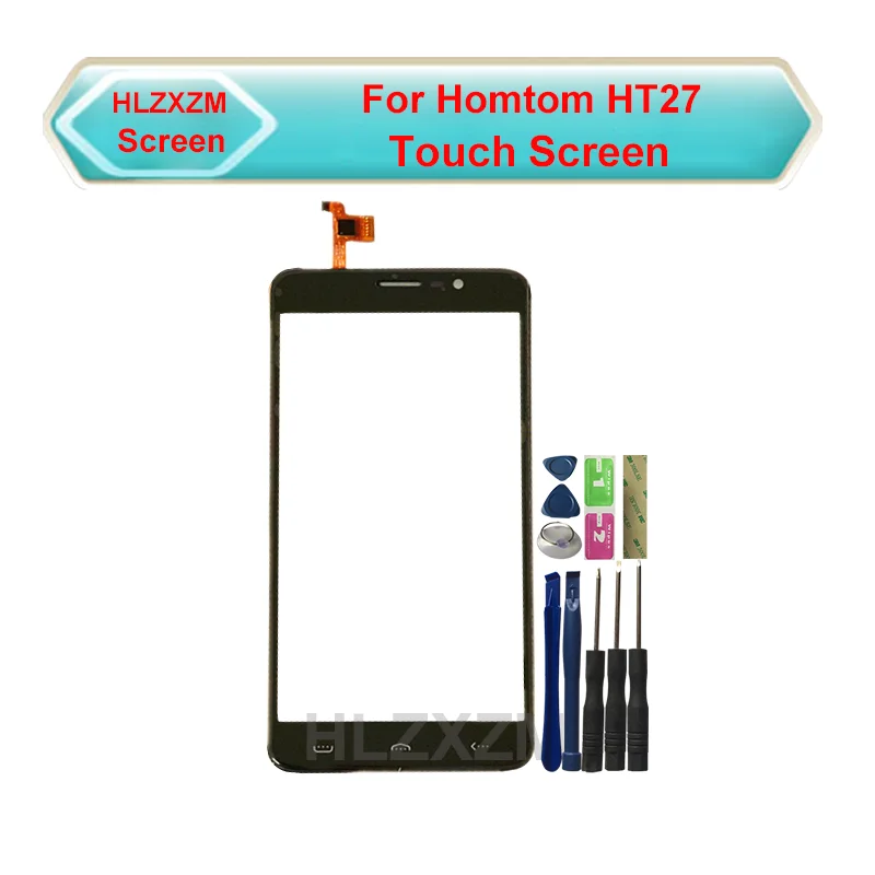 

10 штук для Homtom HT27 сенсорный Экран без ЖК-дисплей Дисплей планшета Сенсор Замена с инструментами