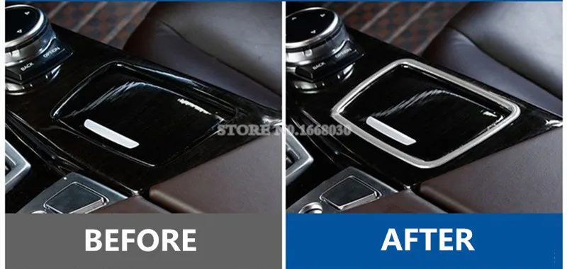 Пепельница для внутренней консоли Обложка рамы отделка 1 шт. BMW 5 серии F10 F11 2011-2015