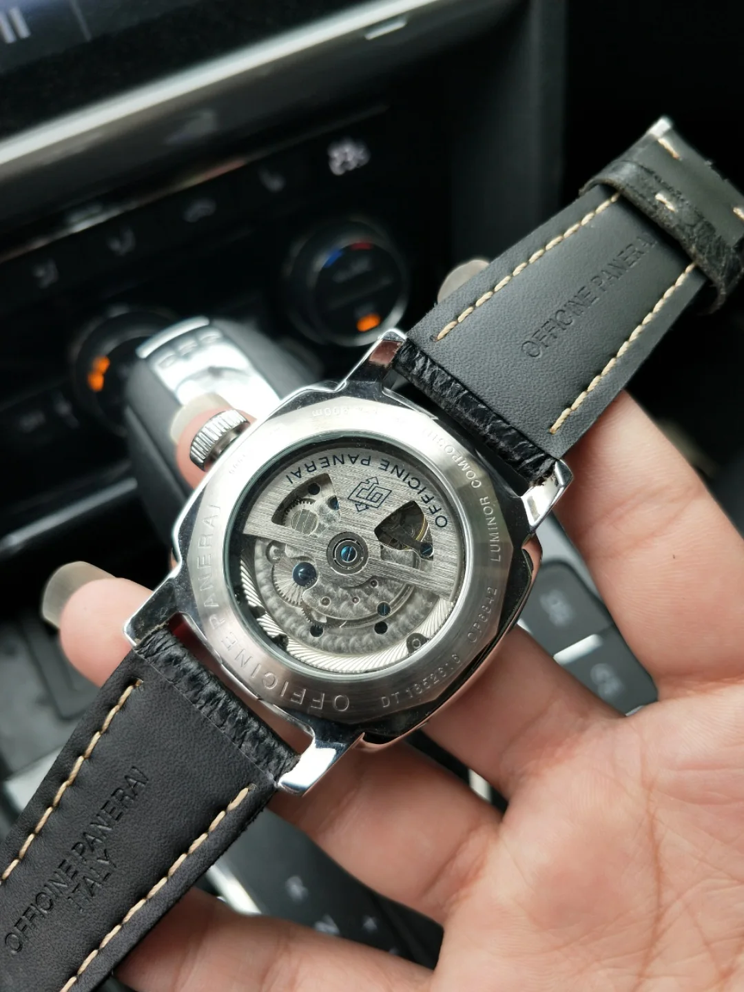 

Panerai Luminor watch men's skeleton automatic mechanical AAA watch gold skeleton retro men's women watch quartz watch