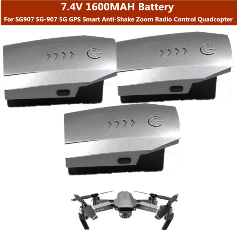 SG907 SG-907 5G gps Smart Anti-Shake Zoom Радиоуправляемый р/у Квадрокоптер Дрон запчасти 7,4 В 1600 мАч батарея
