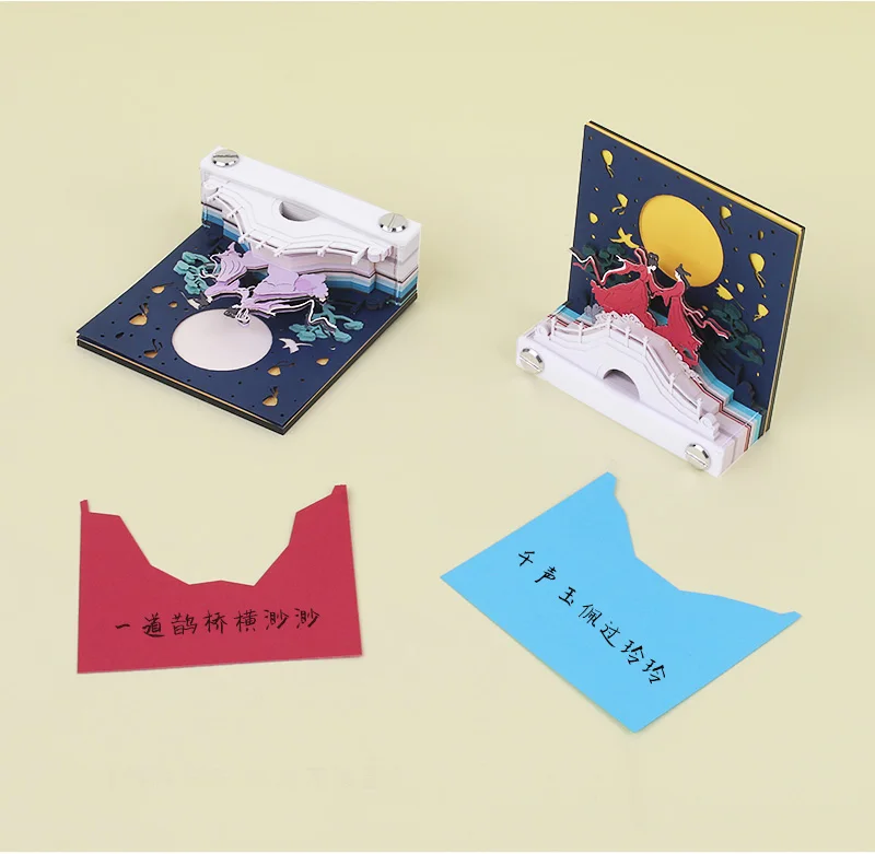 Уникальный 3D блокнот для записей бумажный 2021 высокое качество низкая цена